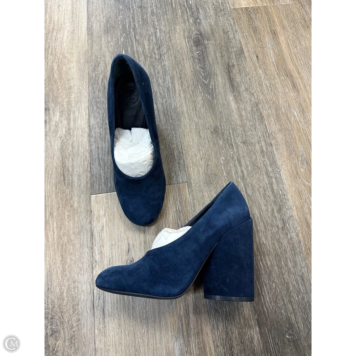 Shoes Designer By Tory Burch In Navy, Size: 5.5