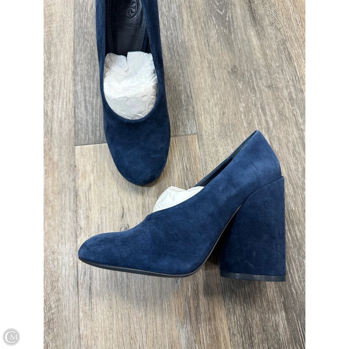 Shoes Designer By Tory Burch In Navy, Size: 5.5