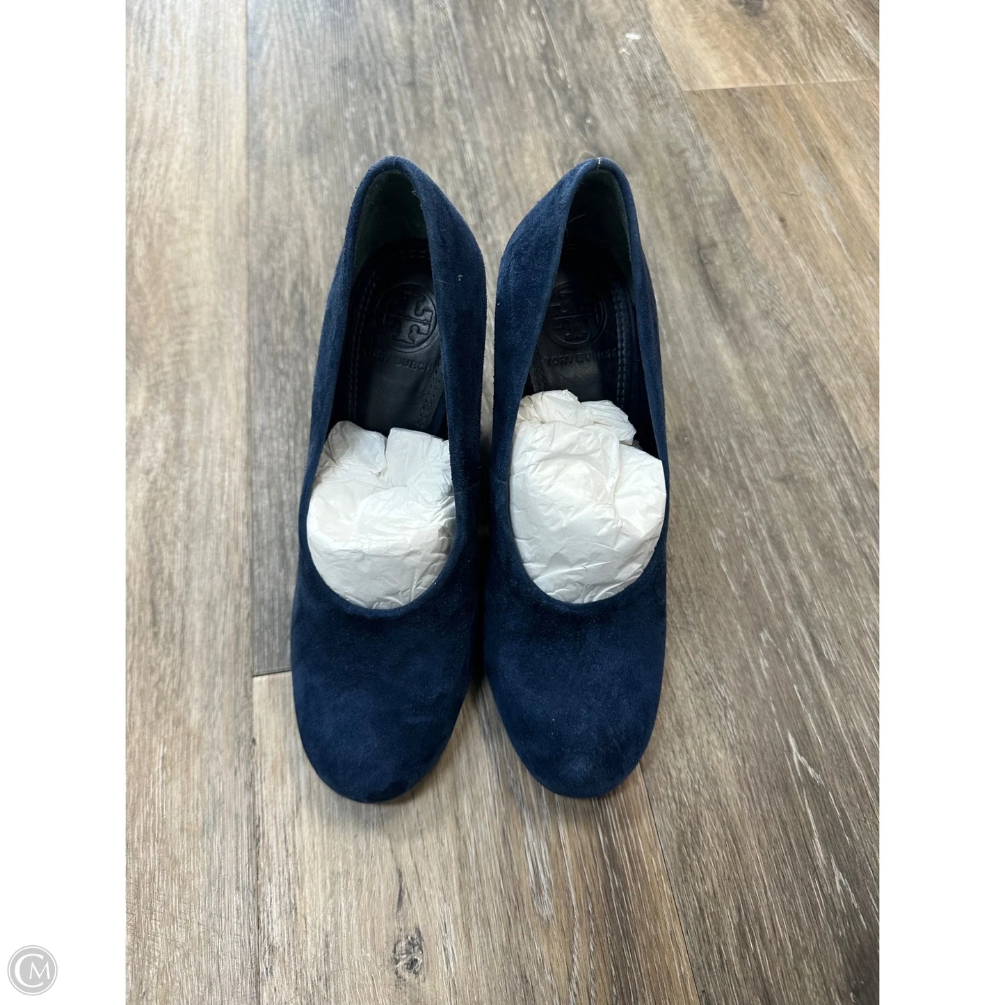 Shoes Designer By Tory Burch In Navy, Size: 5.5