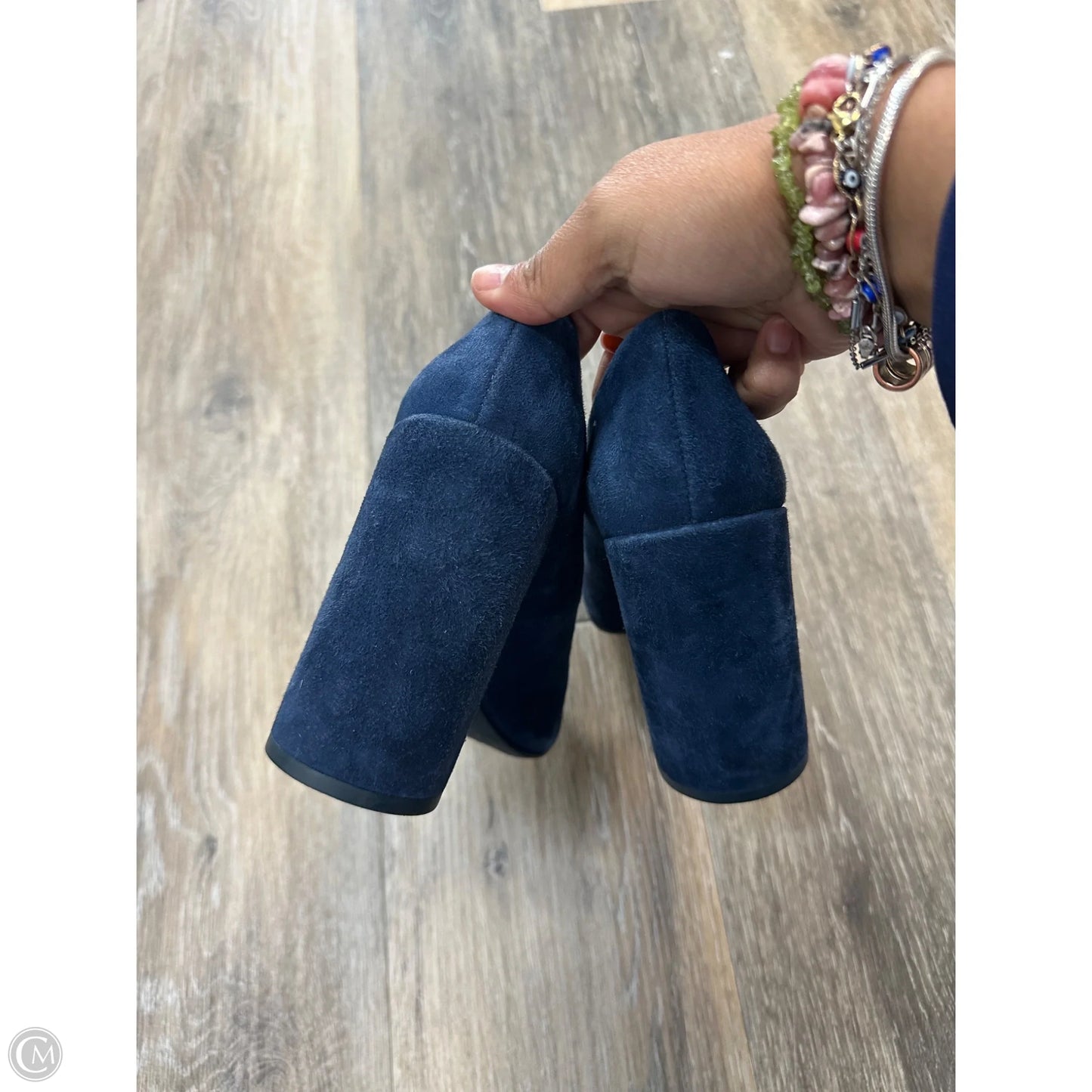 Shoes Designer By Tory Burch In Navy, Size: 5.5