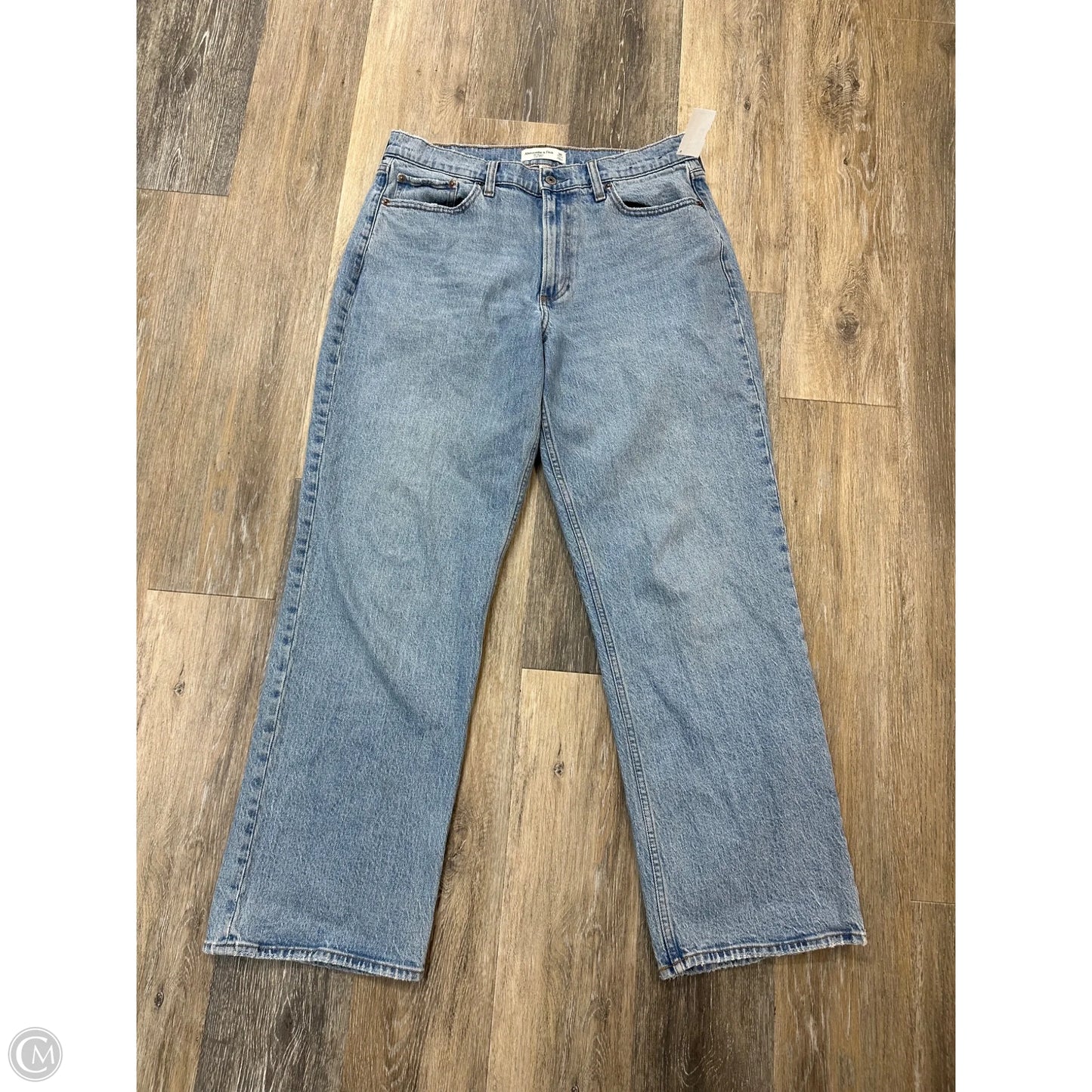 Jeans Boyfriend By Abercrombie And Fitch In Blue Denim, Size: 10