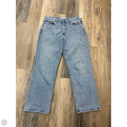 Jeans Boyfriend By Abercrombie And Fitch In Blue Denim, Size: 10