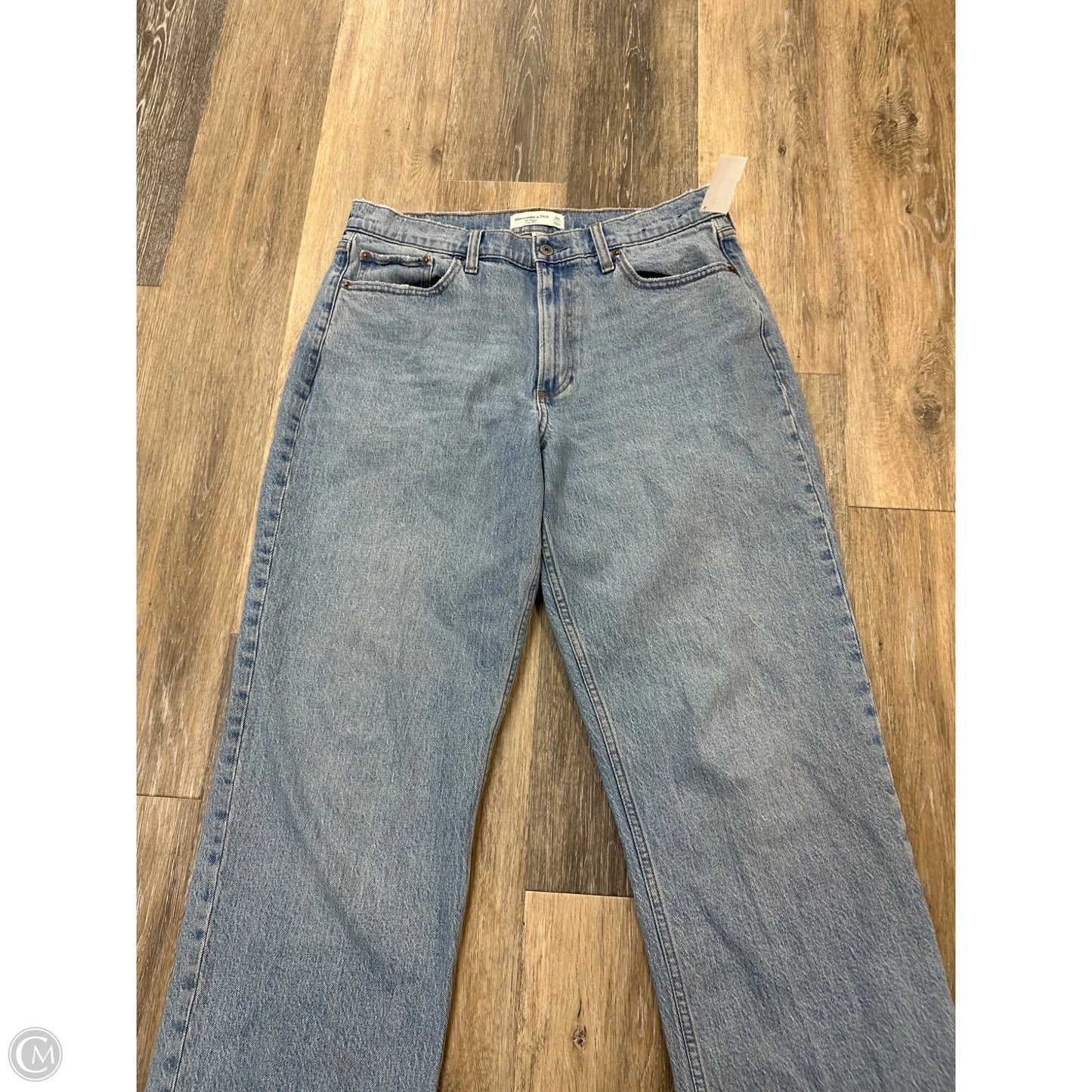 Jeans Boyfriend By Abercrombie And Fitch In Blue Denim, Size: 10
