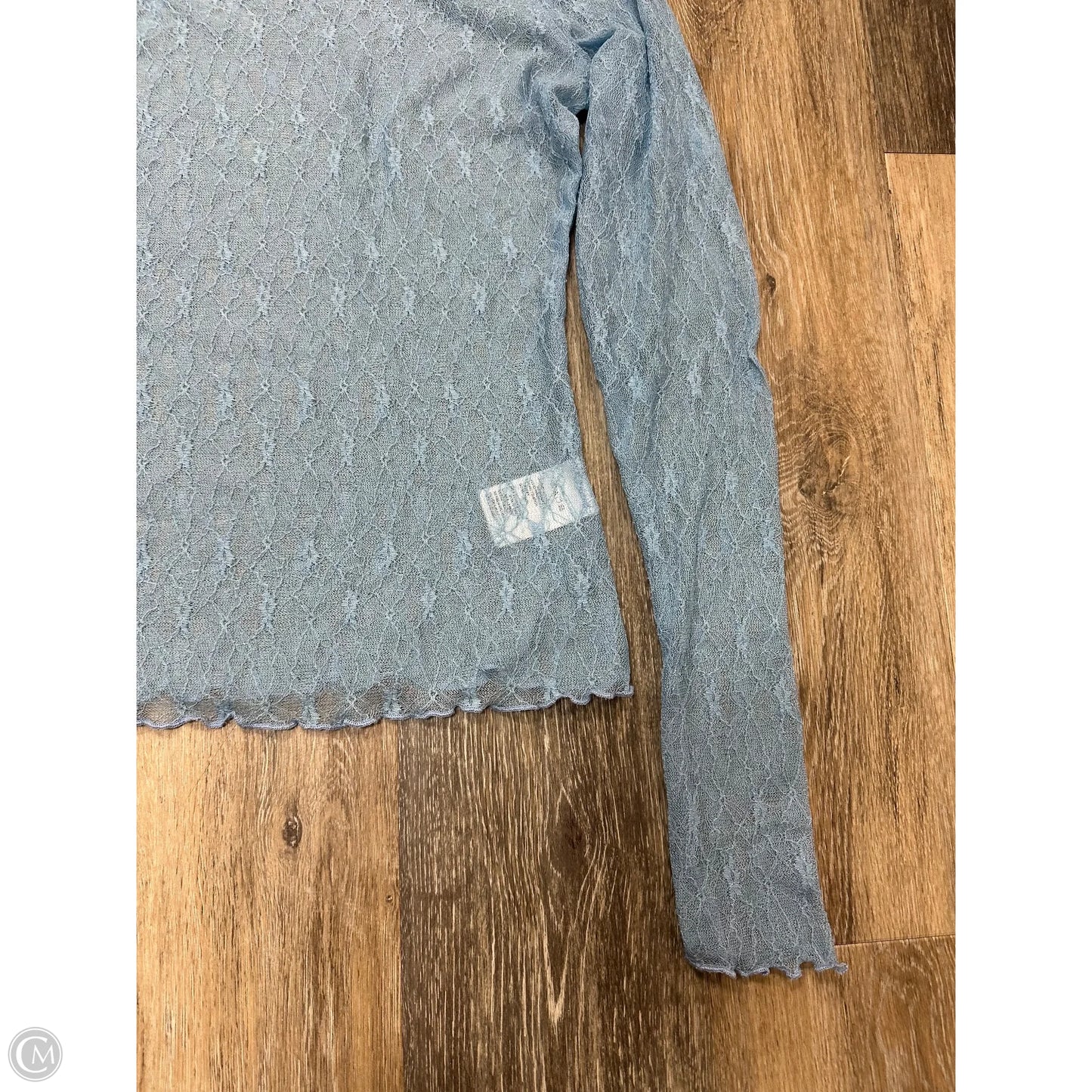 Top Long Sleeve By Out From Under In Blue, Size: M