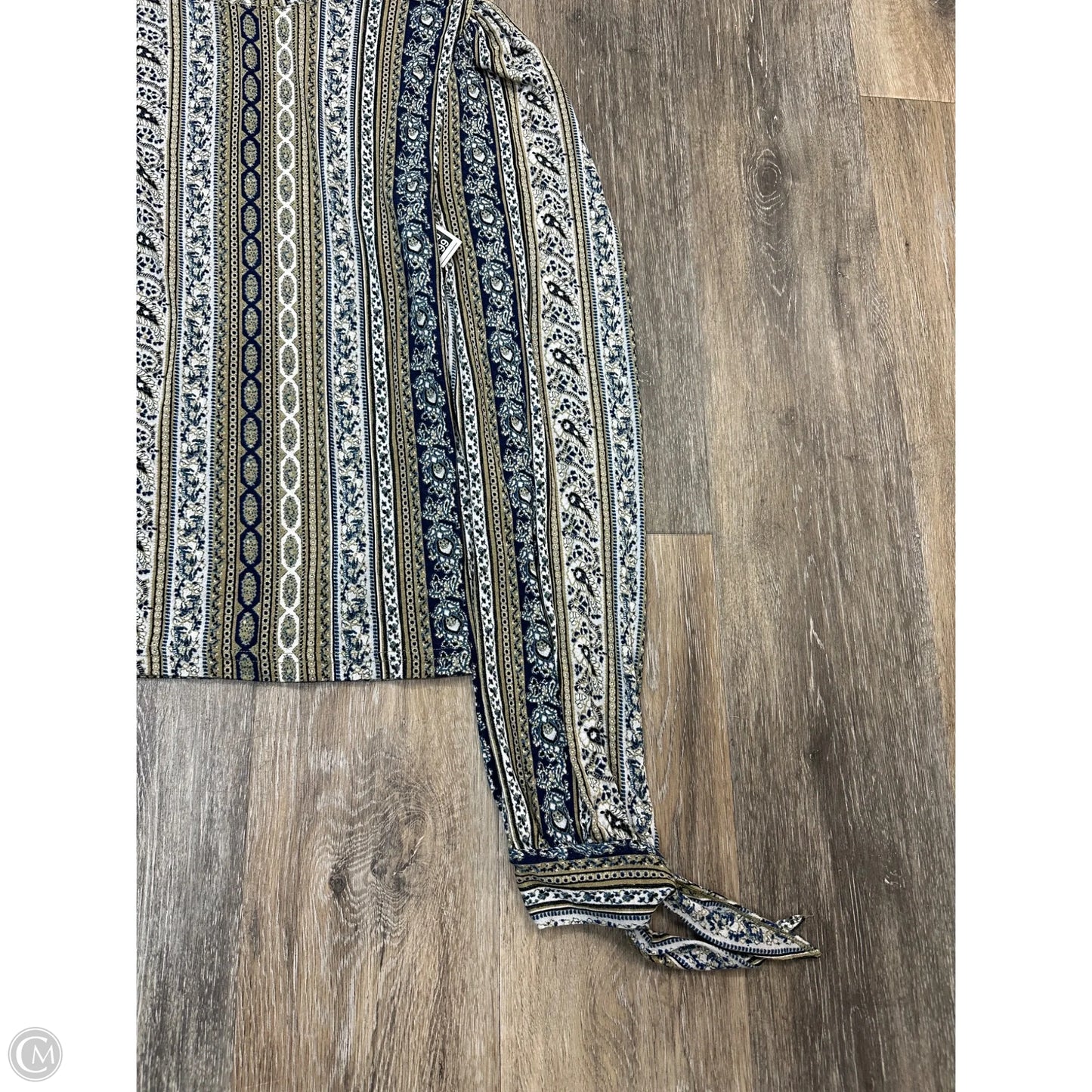 Top Long Sleeve By Free People In Floral Print, Size: Xs