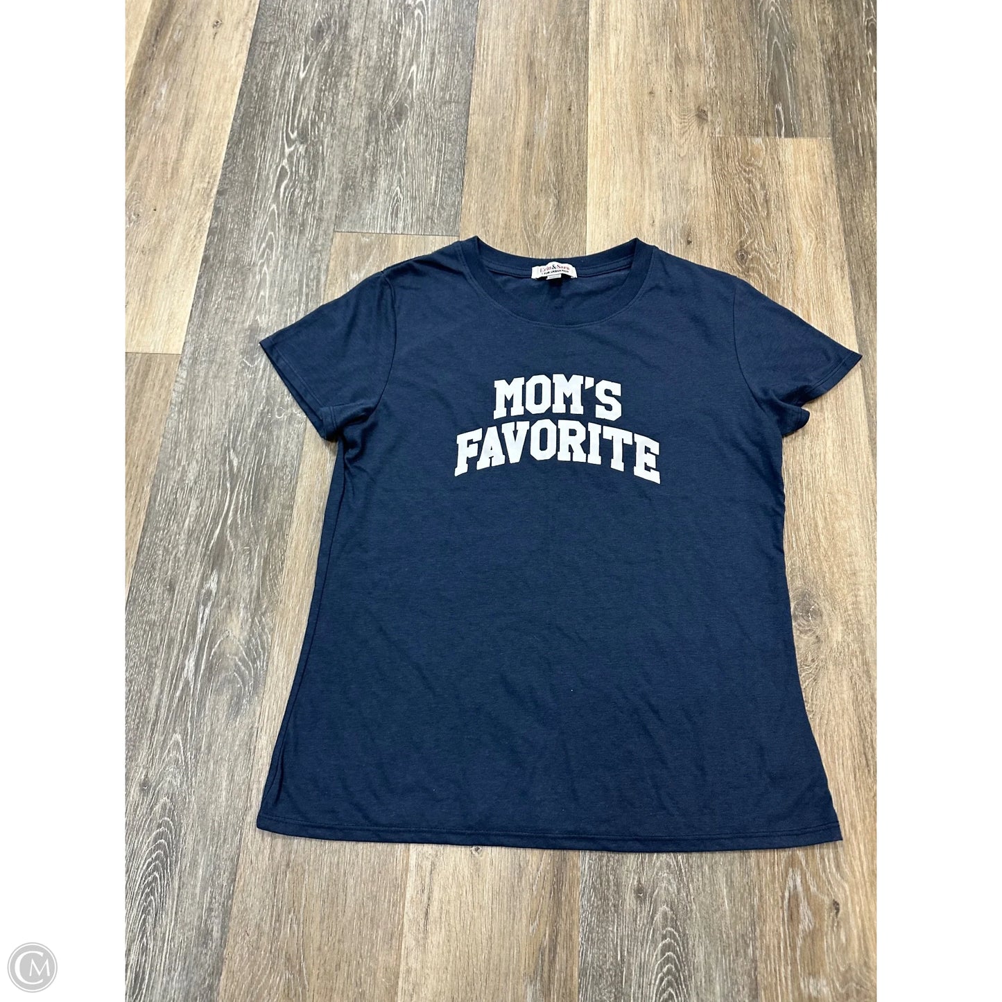 Top Short Sleeve By Erin $ Sara Sub Urban Riot In Navy, Size: S