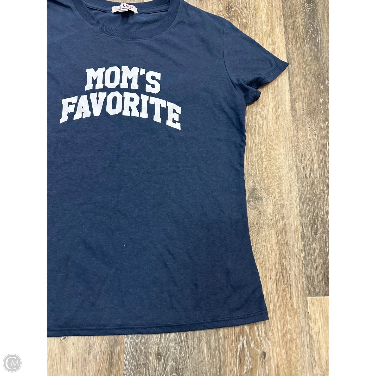 Top Short Sleeve By Erin $ Sara Sub Urban Riot In Navy, Size: S