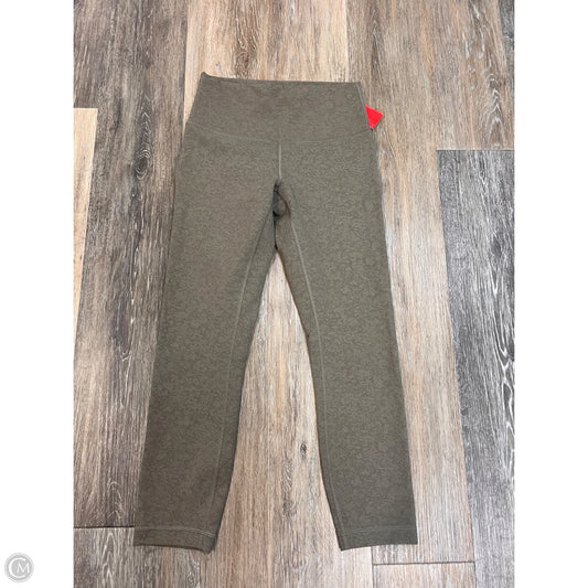 Athletic Leggings By Lululemon In Green, Size: 6