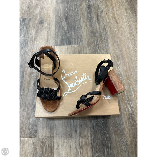 -Shoes Luxury Designer By Christian Louboutin In Black, Size: 6.5