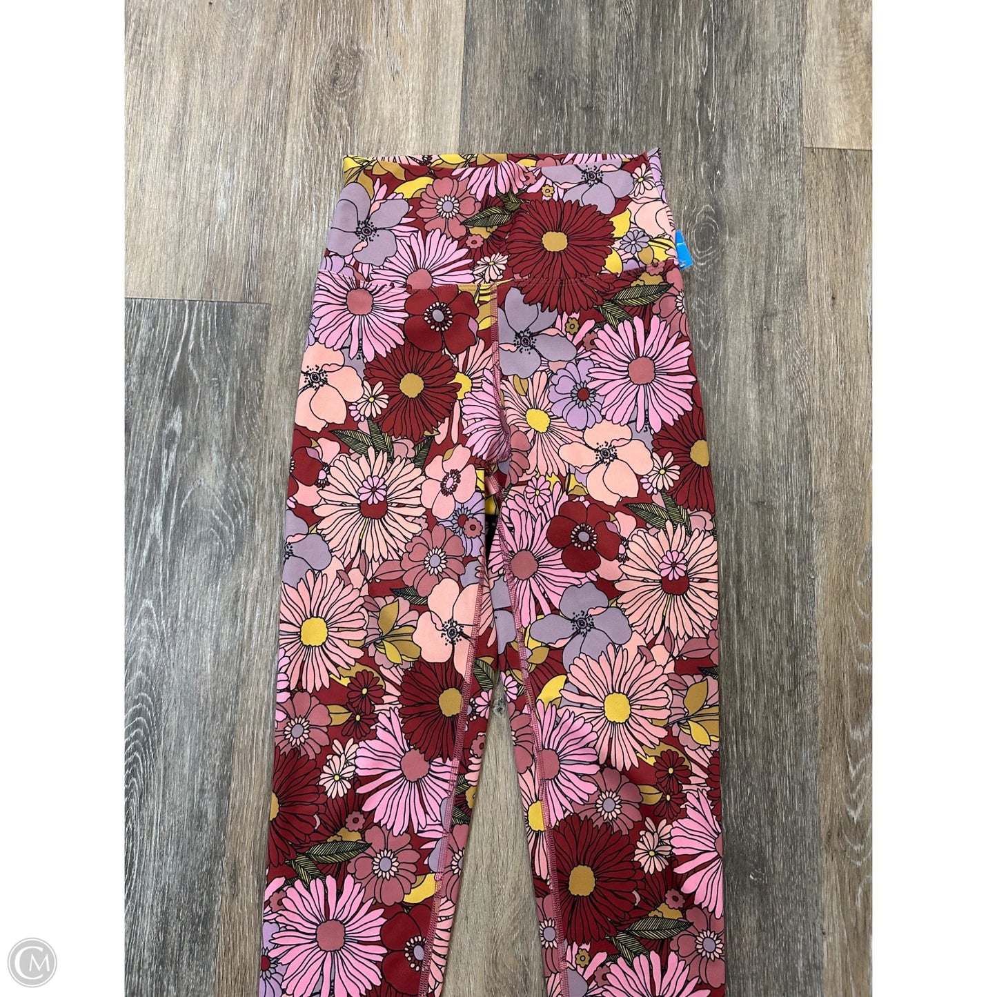 Athletic Leggings By Beach Riot In Floral Print, Size: S