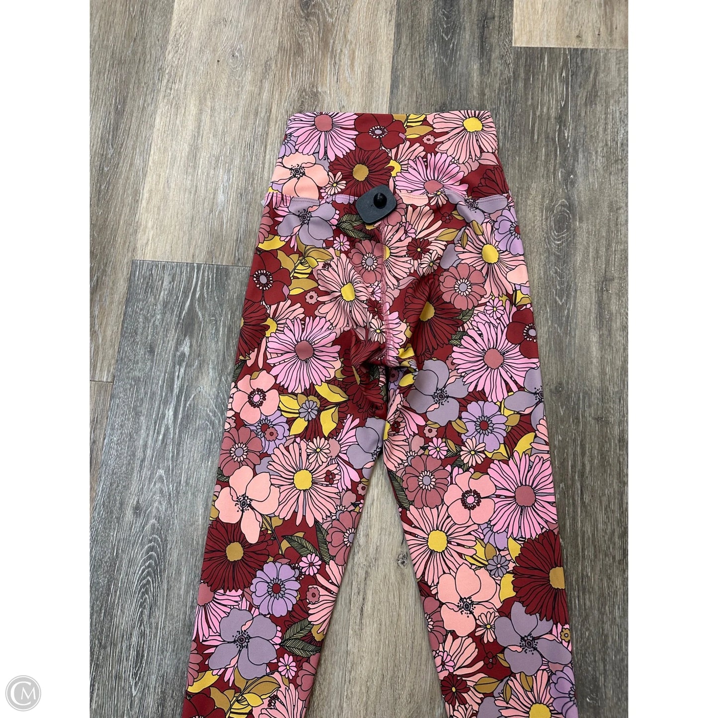 Athletic Leggings By Beach Riot In Floral Print, Size: S