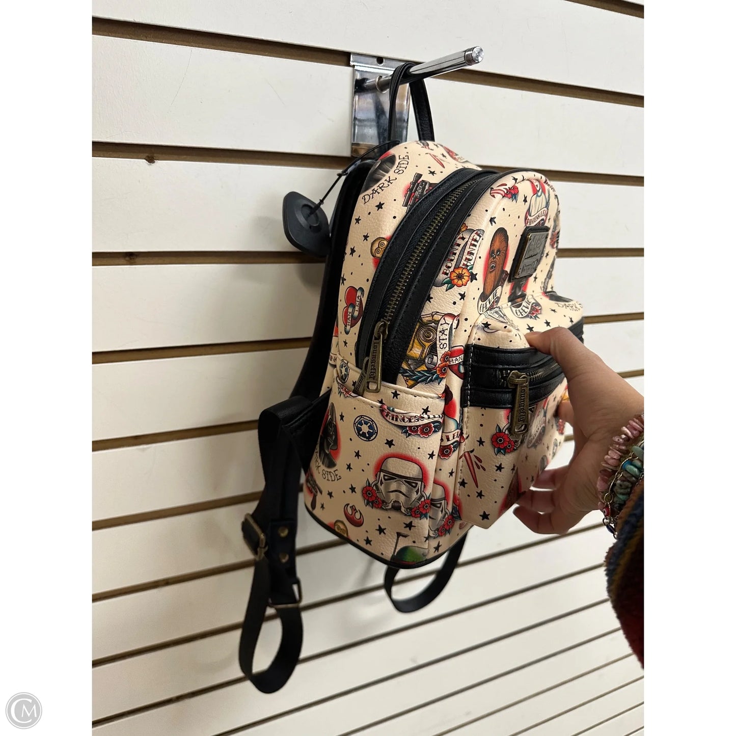 Backpack By Loungefly, Size: Medium