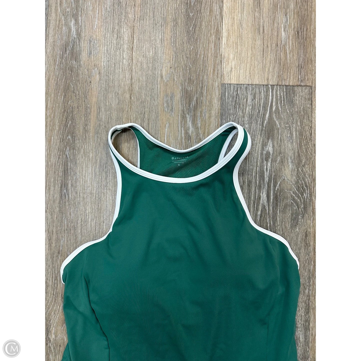 Swimsuit Top By Athleta In Green, Size: M