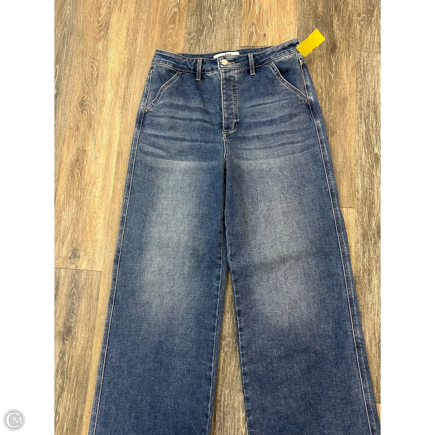 Jeans Wide Leg By Mica In Blue Denim, Size: 8