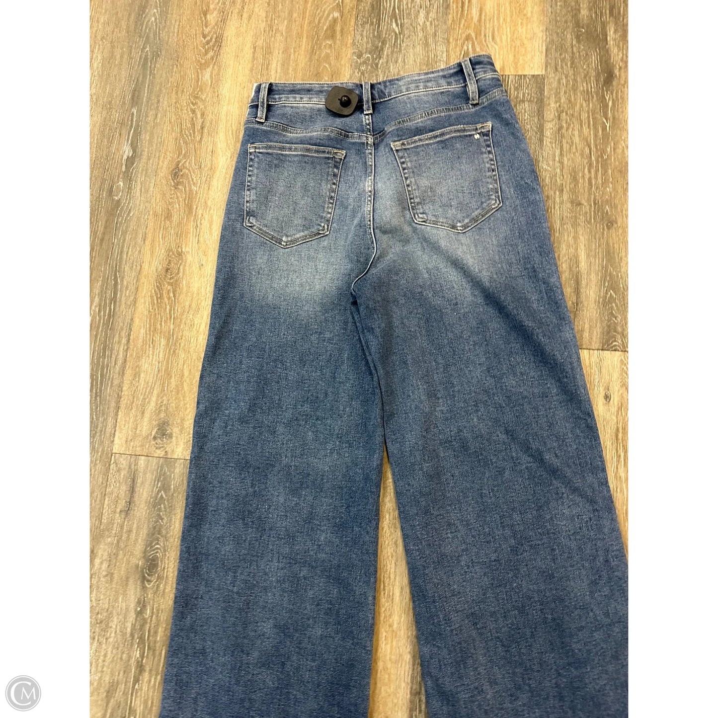 Jeans Wide Leg By Mica In Blue Denim, Size: 8