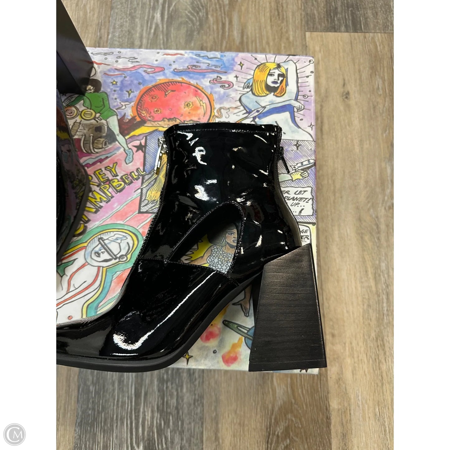 Boots Ankle Heels By Jeffrey Campbell In Black, Size: 6.5