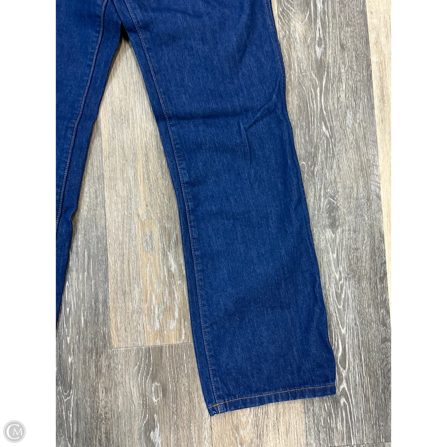 Jeans Straight By Wrangler In Blue Denim, Size: 6/28