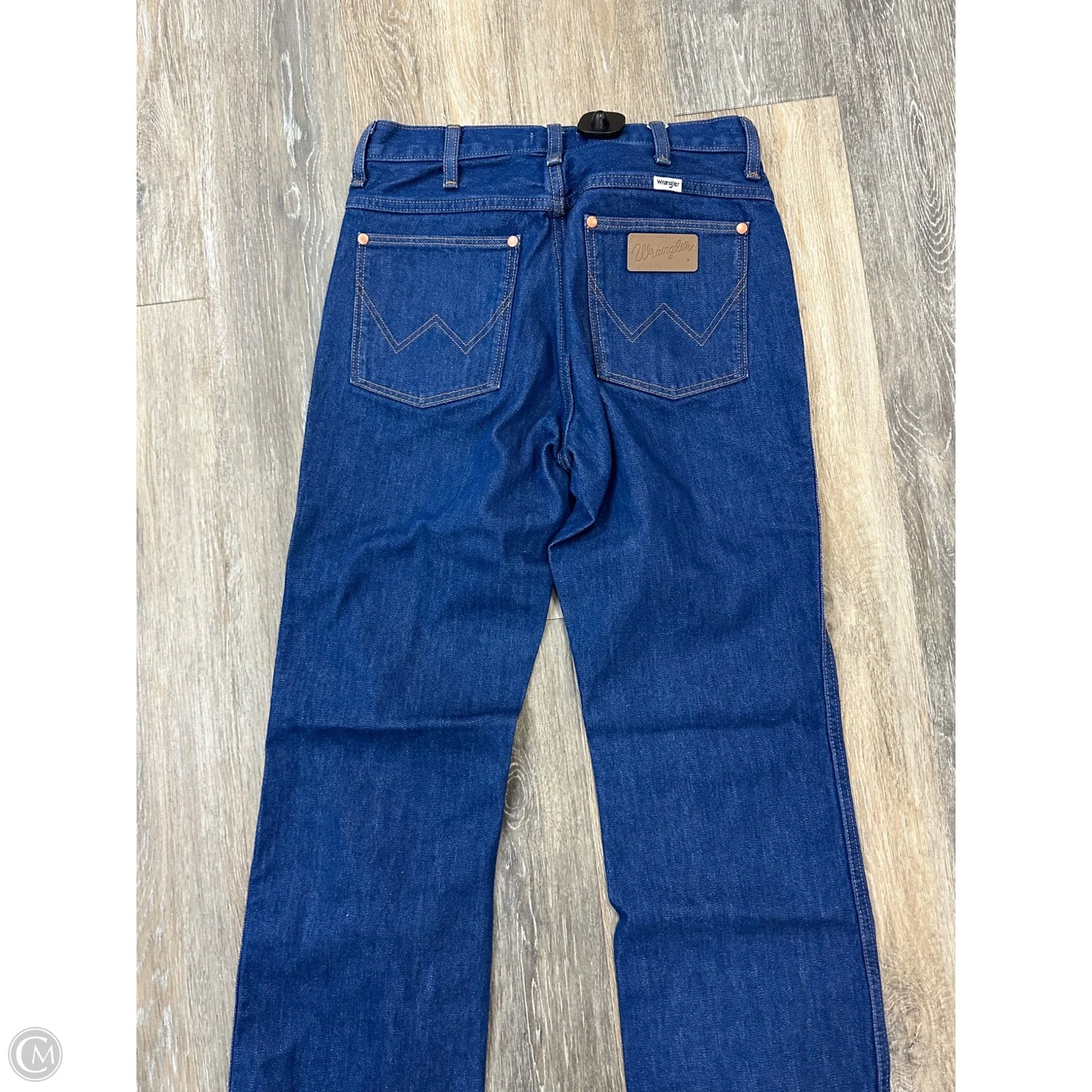 Jeans Straight By Wrangler In Blue Denim, Size: 6/28