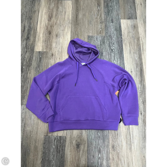 Athletic Sweatshirt Hoodie By Spanx In Purple, Size: Xl
