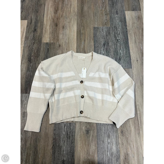 Sweater Cardigan By By Together In Striped Pattern, Size: L