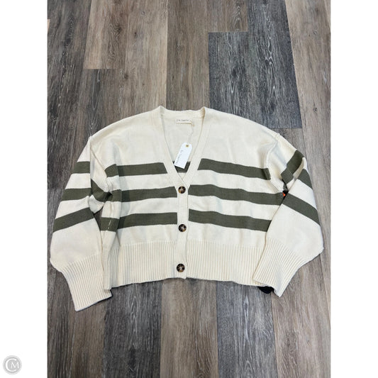 Sweater Cardigan By By Together In Striped Pattern, Size: L