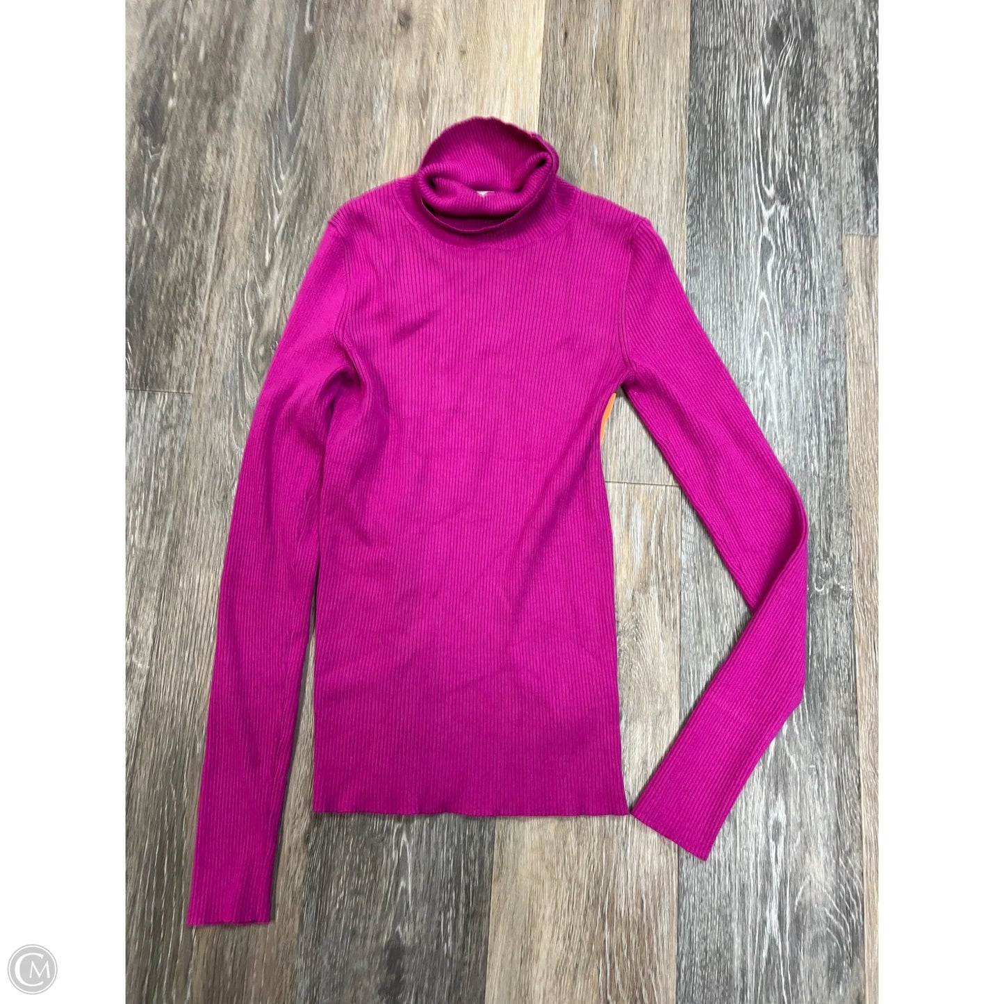 Top Long Sleeve By Babaton In Pink, Size: S