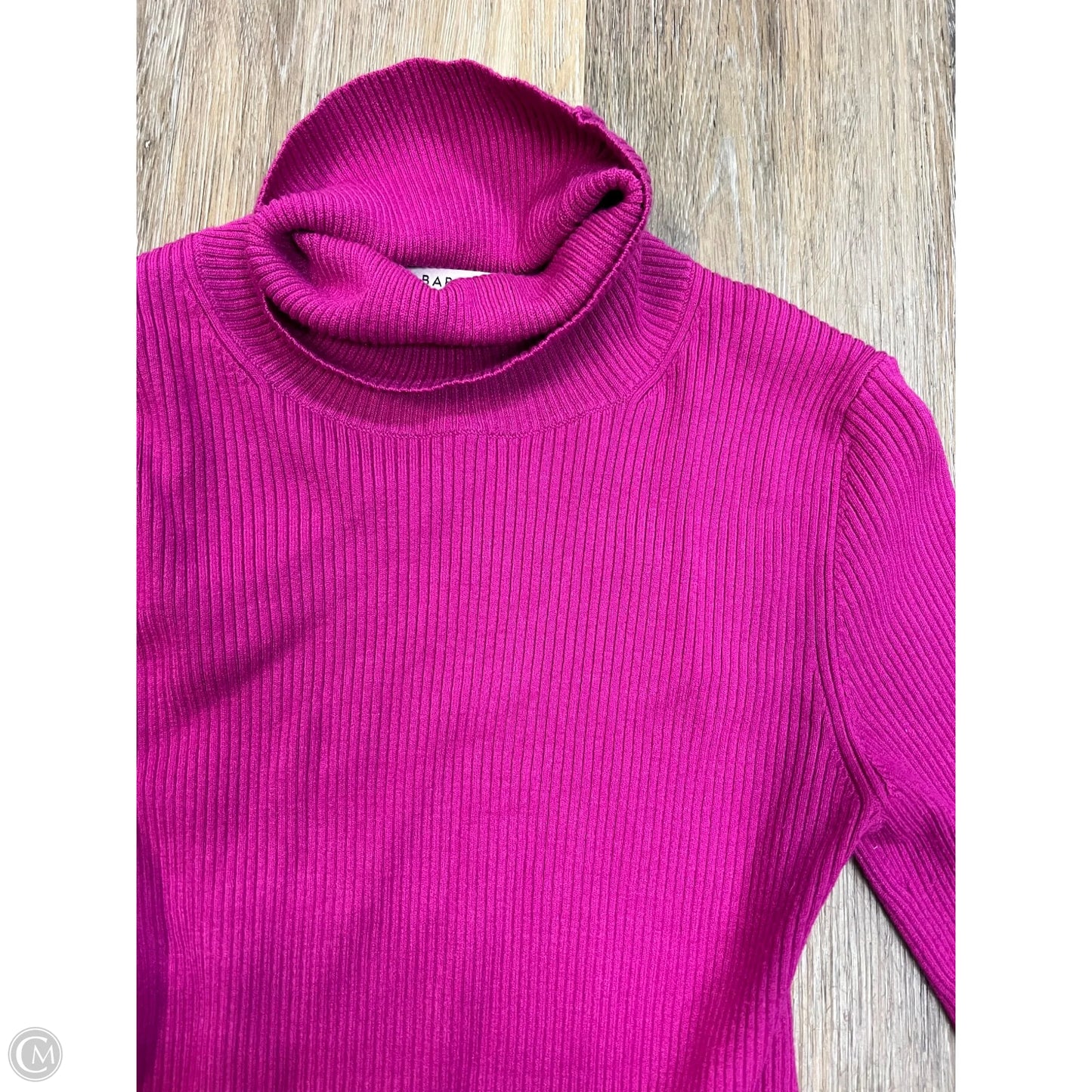 Top Long Sleeve By Babaton In Pink, Size: S