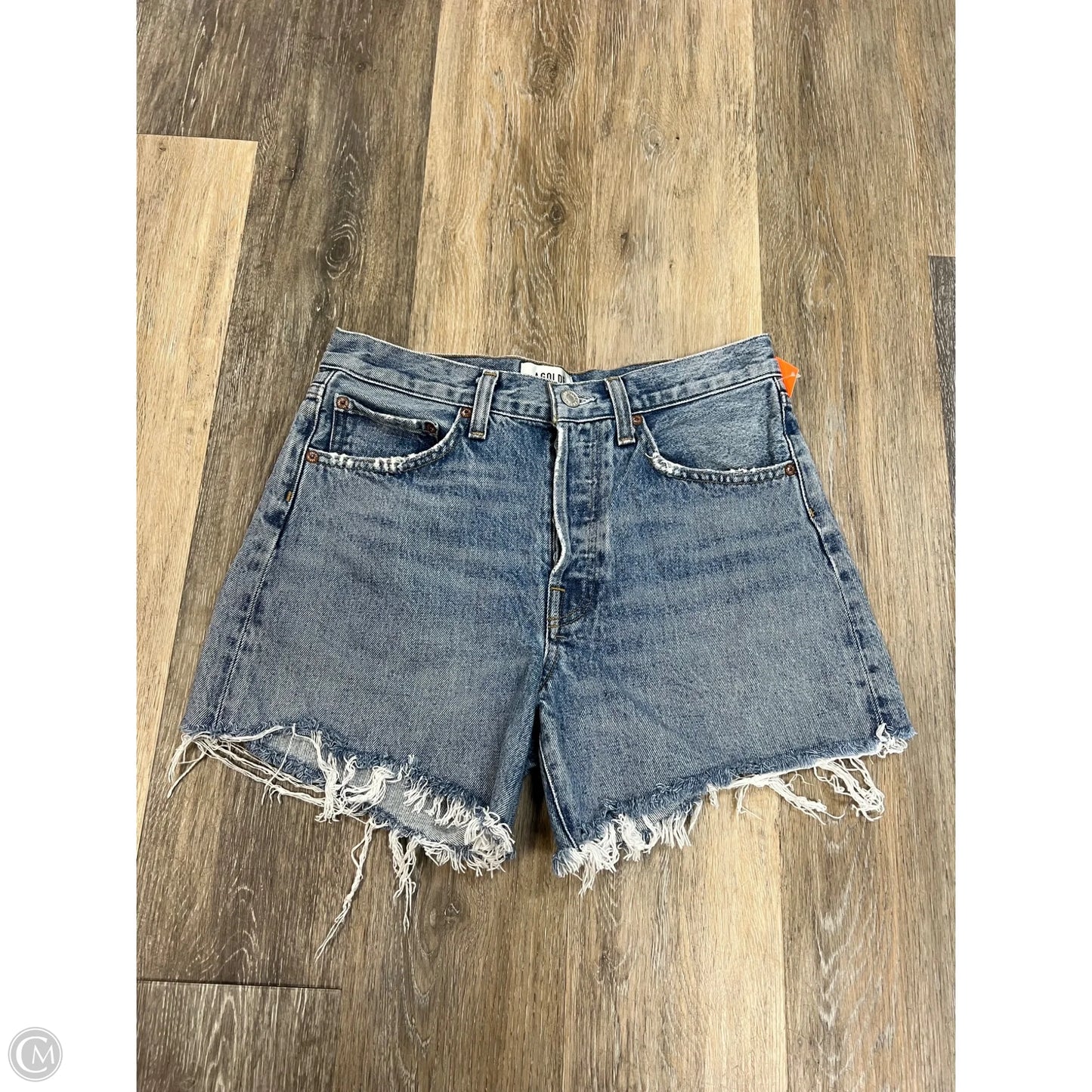Shorts By Agolde In Blue Denim, Size: 2/26