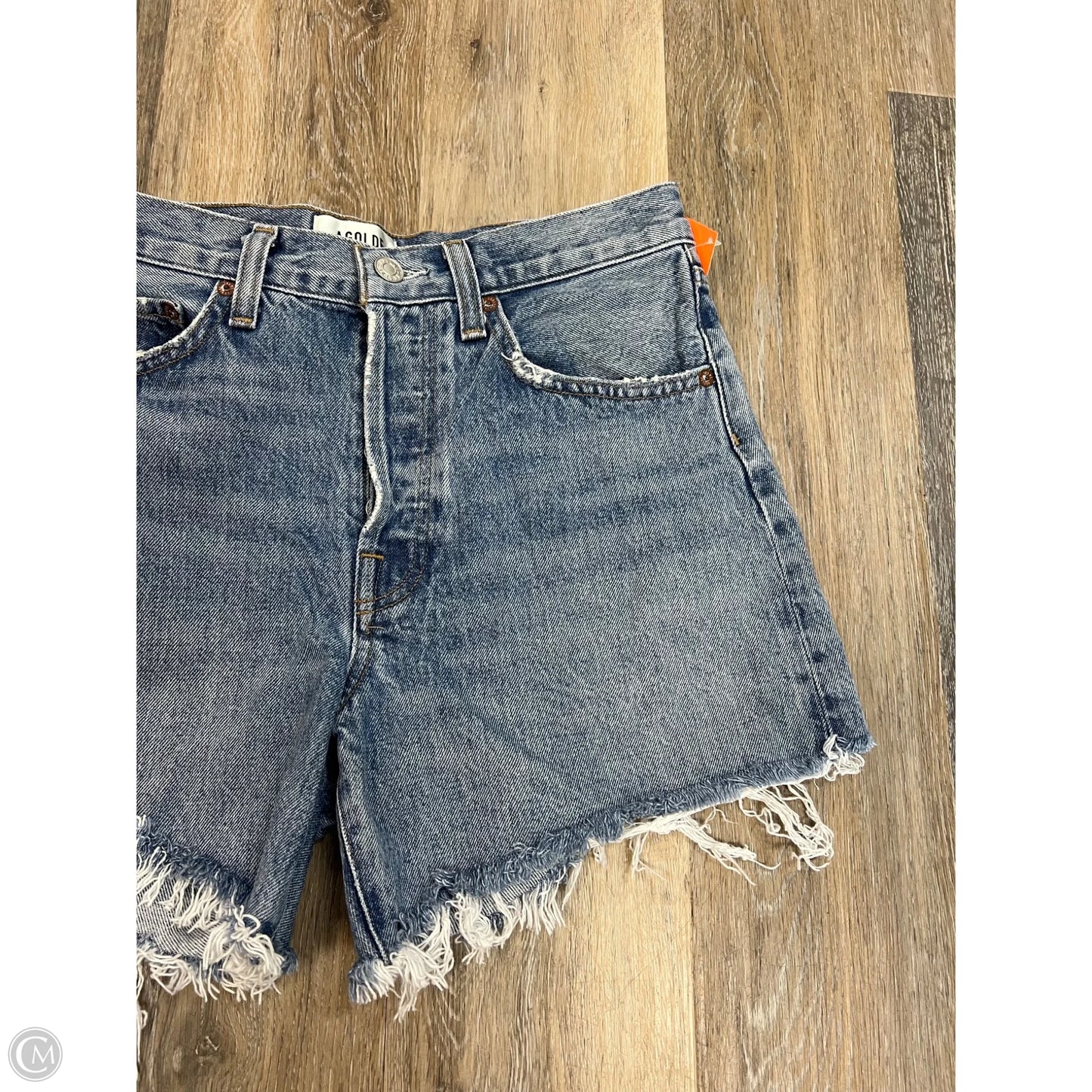 Shorts By Agolde In Blue Denim, Size: 2/26