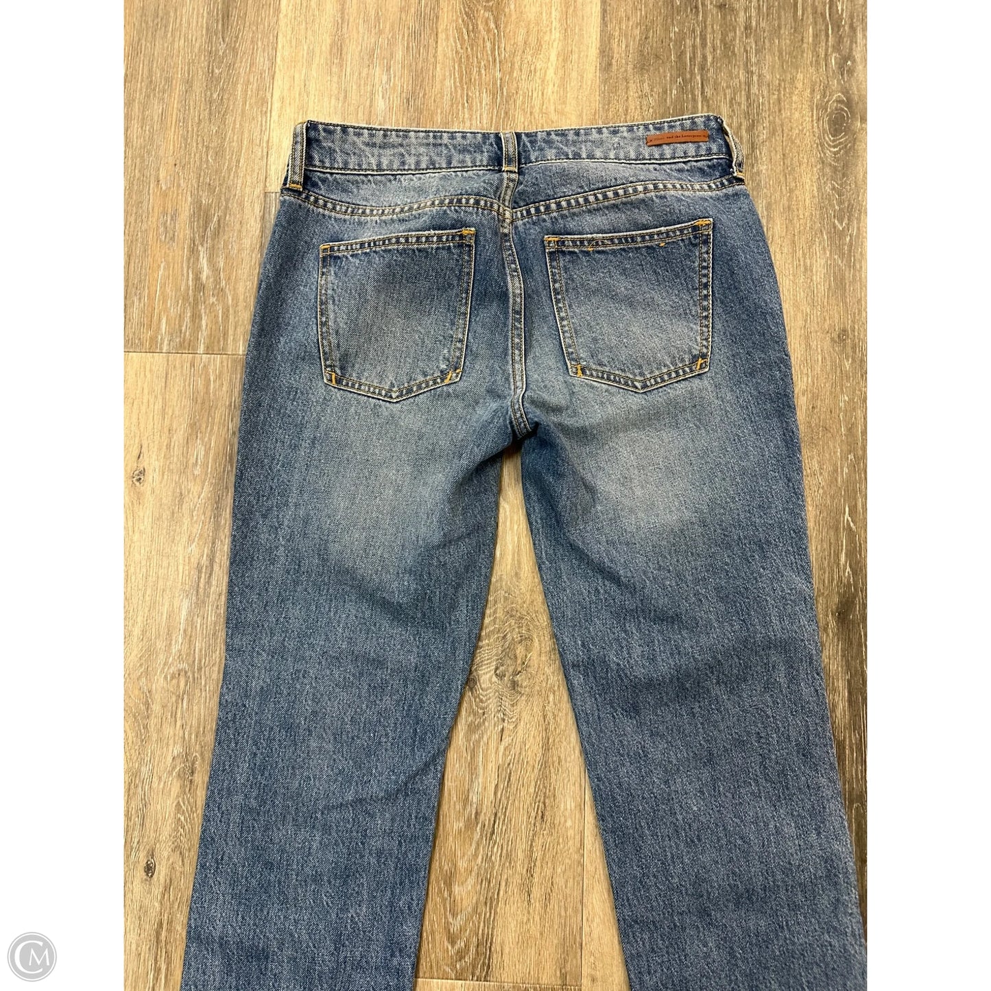 Jeans Straight By Pilcro In Blue Denim, Size: 2