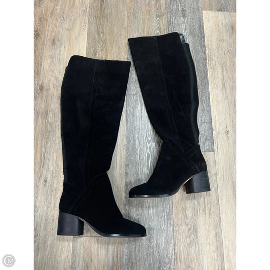 Boots Over-the-knee Heels By Marc Fisher In Black, Size: 8.5