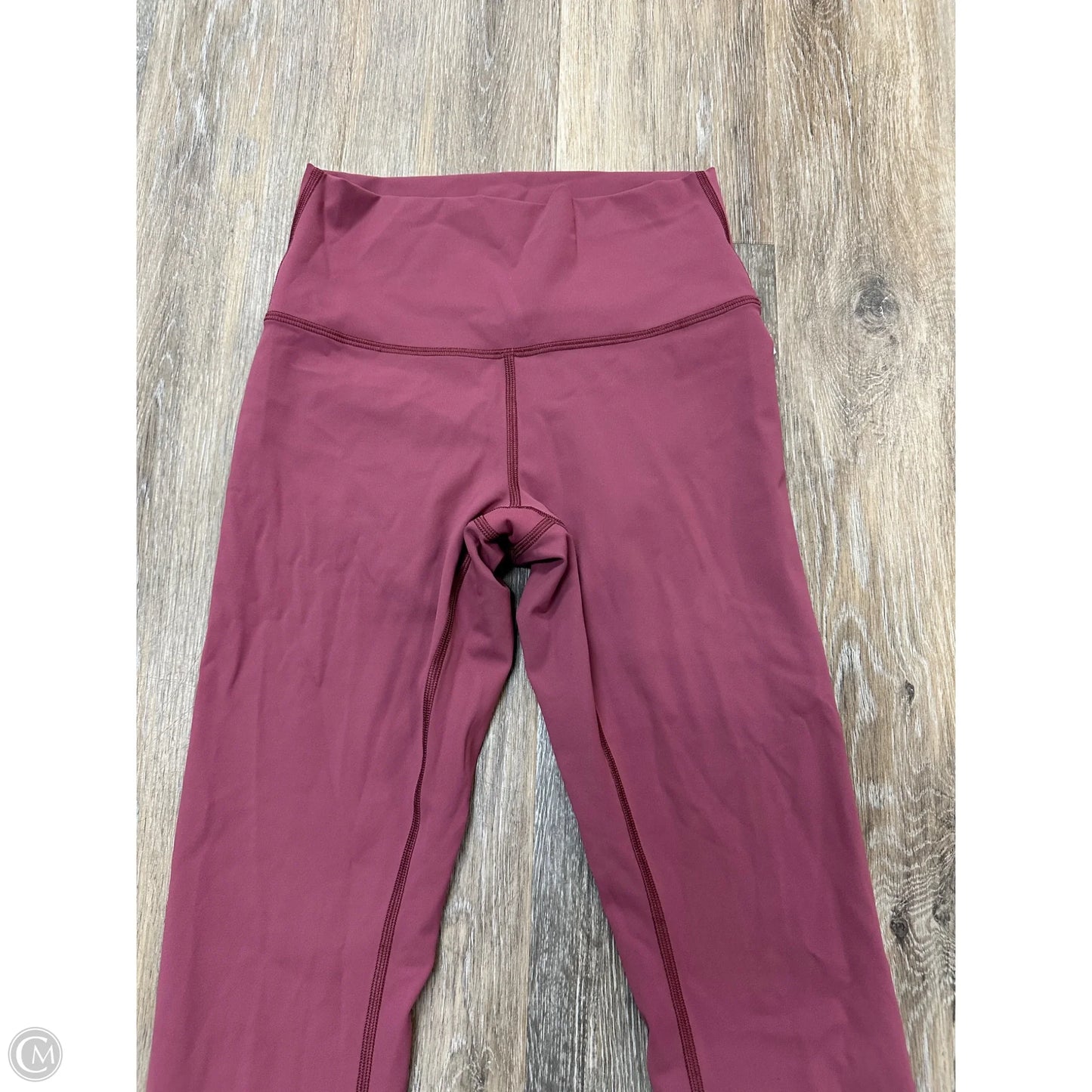 Athletic Capris By Lululemon In Mauve, Size: 6