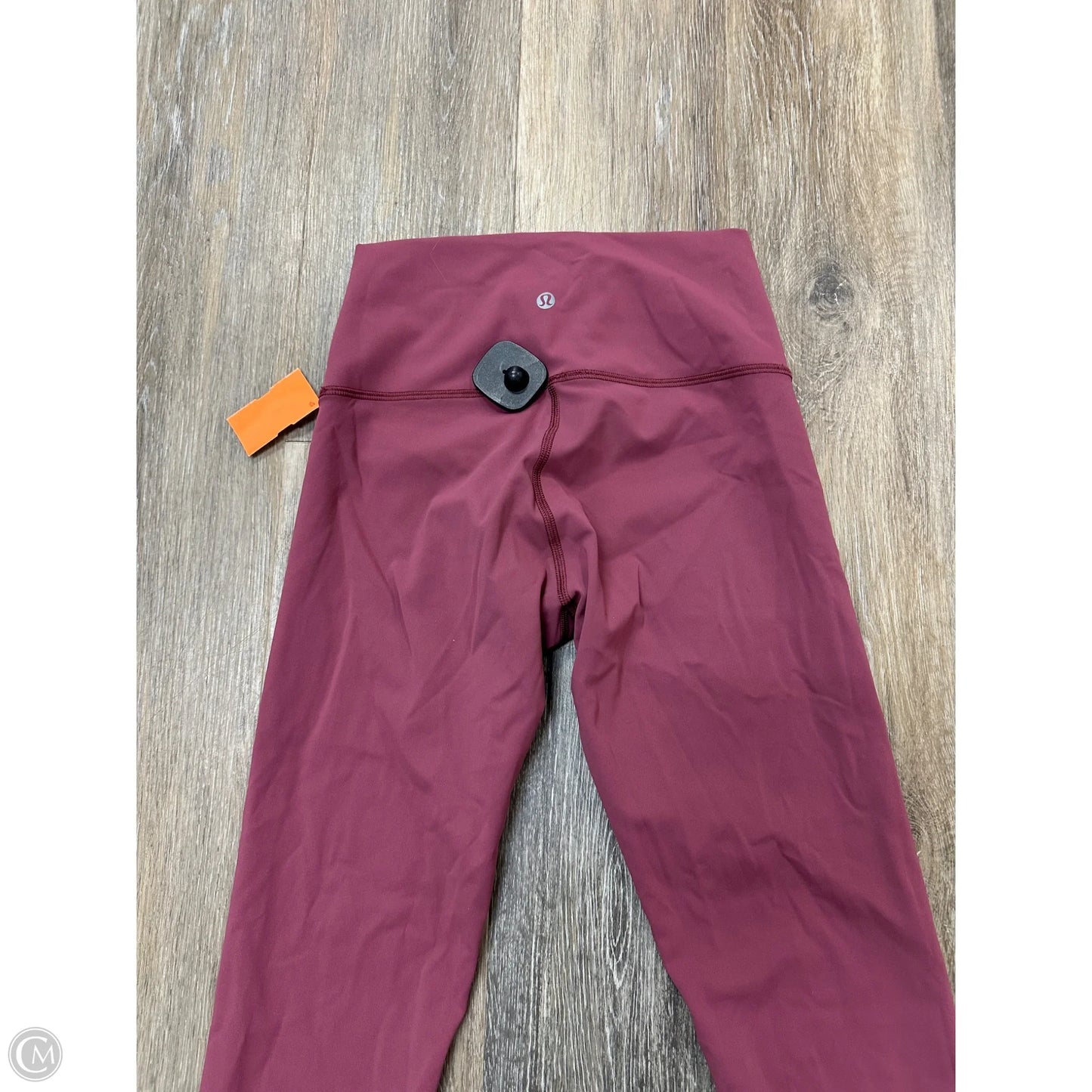 Athletic Capris By Lululemon In Mauve, Size: 6