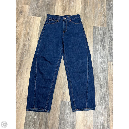 Jeans Wide Leg By Gap In Blue Denim, Size: 4