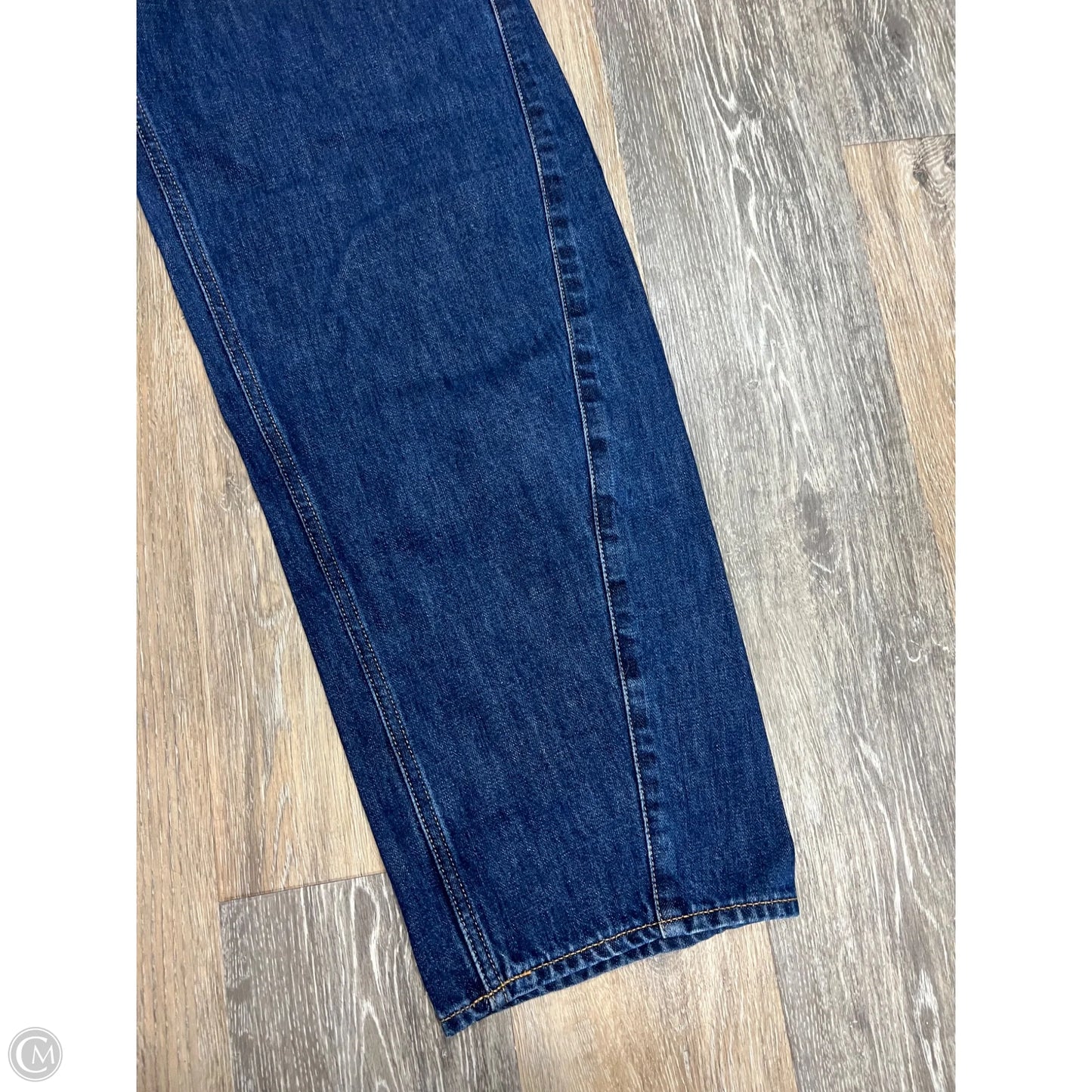 Jeans Wide Leg By Gap In Blue Denim, Size: 4