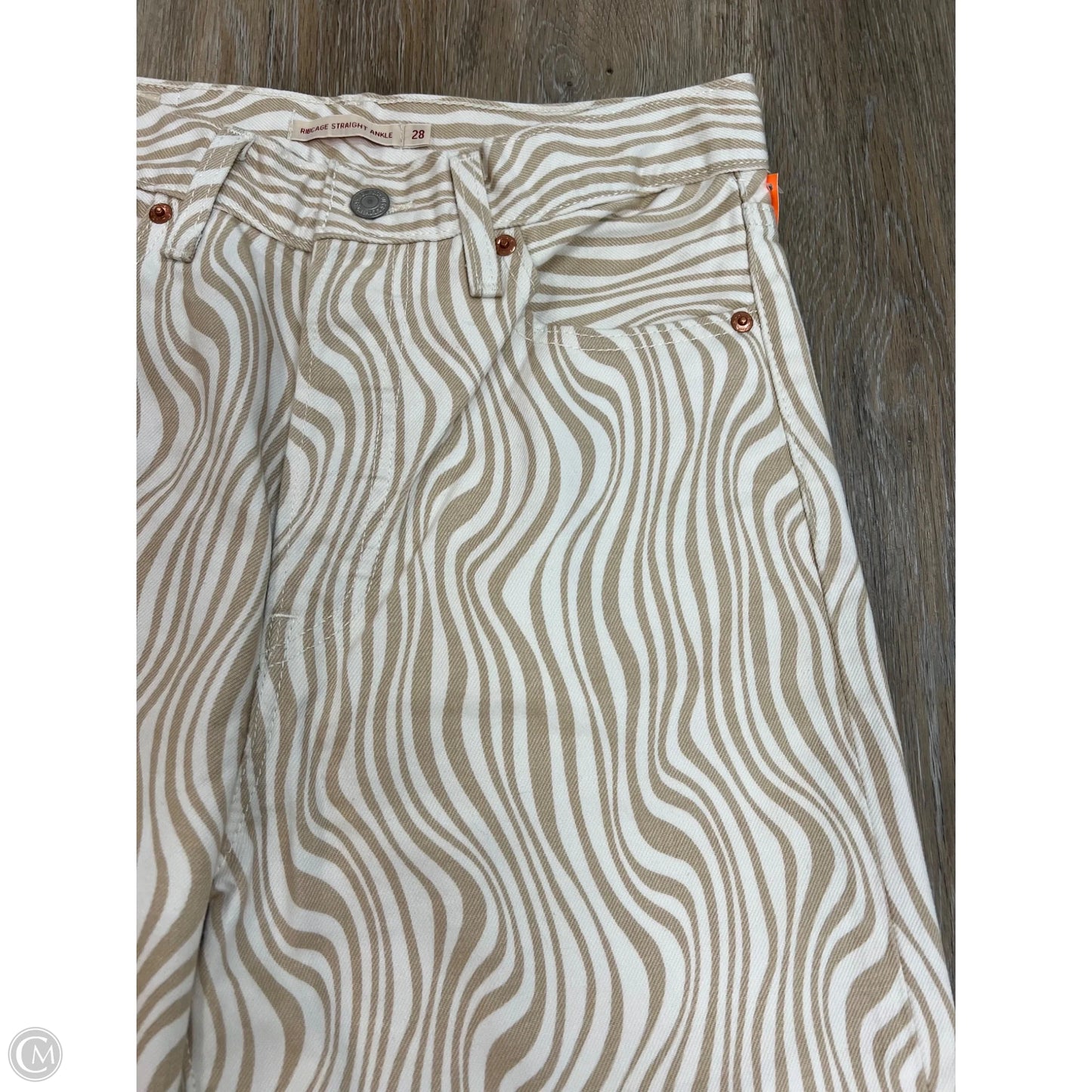 Jeans Straight By Levis In Animal Print, Size: 6/28