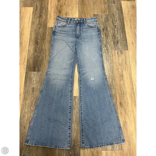 Jeans Wide Leg By Wrangler In Blue Denim, Size: 6/28