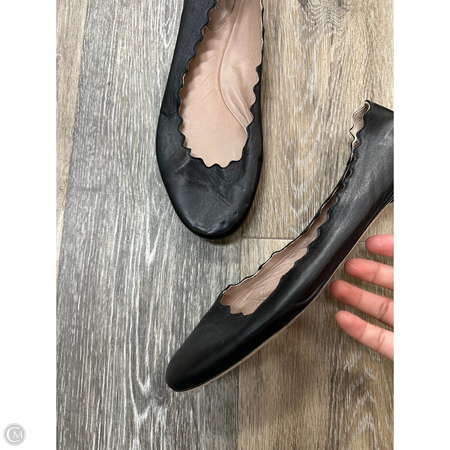 Shoes Luxury Designer By Chloe In Black, Size: 10