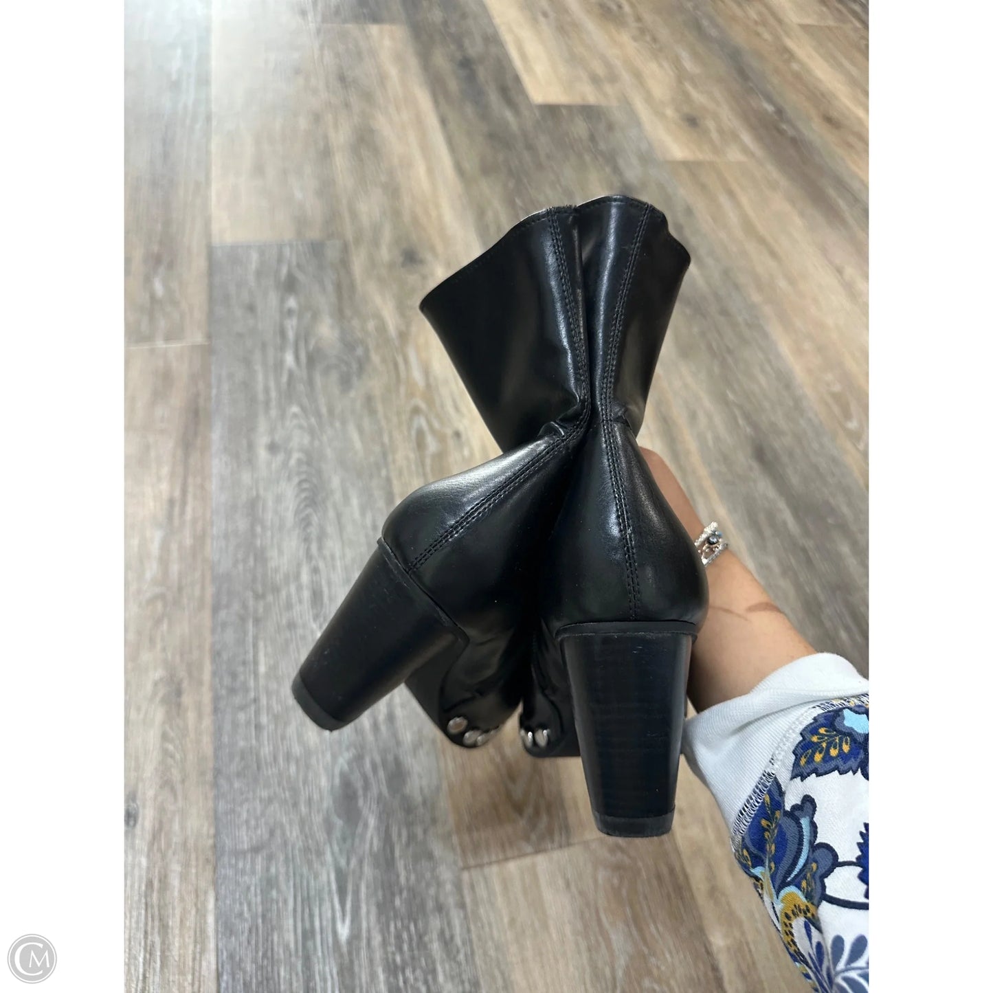 Boots Ankle Heels By Jeffrey Campbell In Black, Size: 9.5
