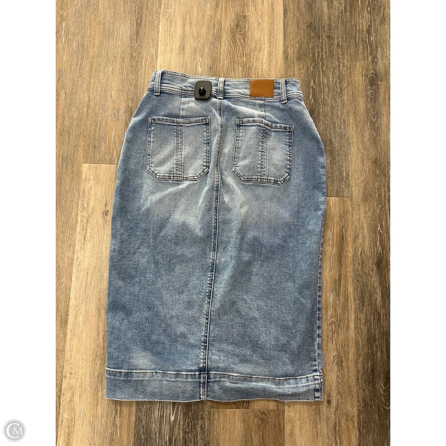 Skirt Midi By Evereve In Blue Denim, Size: 6