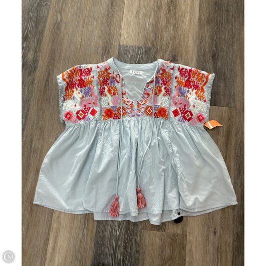Top Short Sleeve By Thml In Multi-colored, Size: Xs