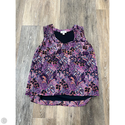 Tank Top By Evereve In Floral Print, Size: S