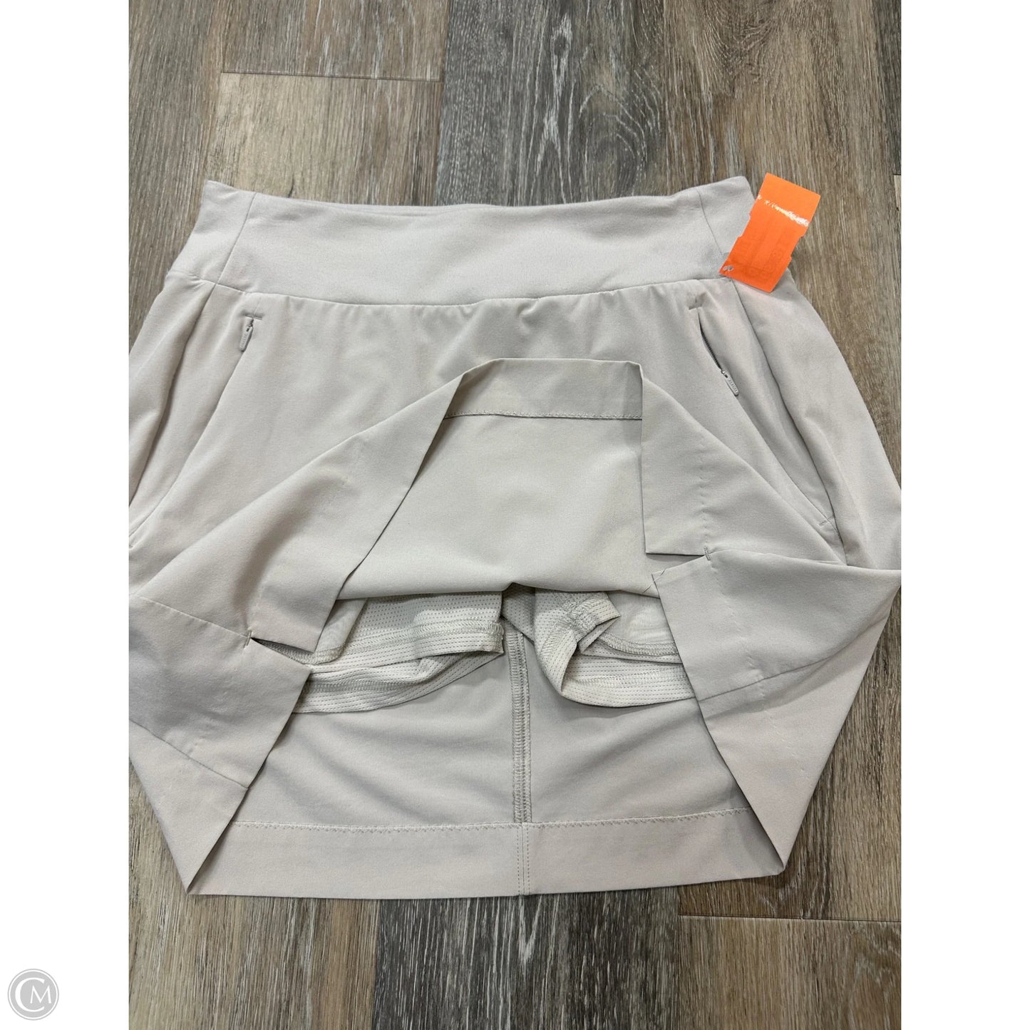 Athletic Skort By Athleta In Tan, Size: 4