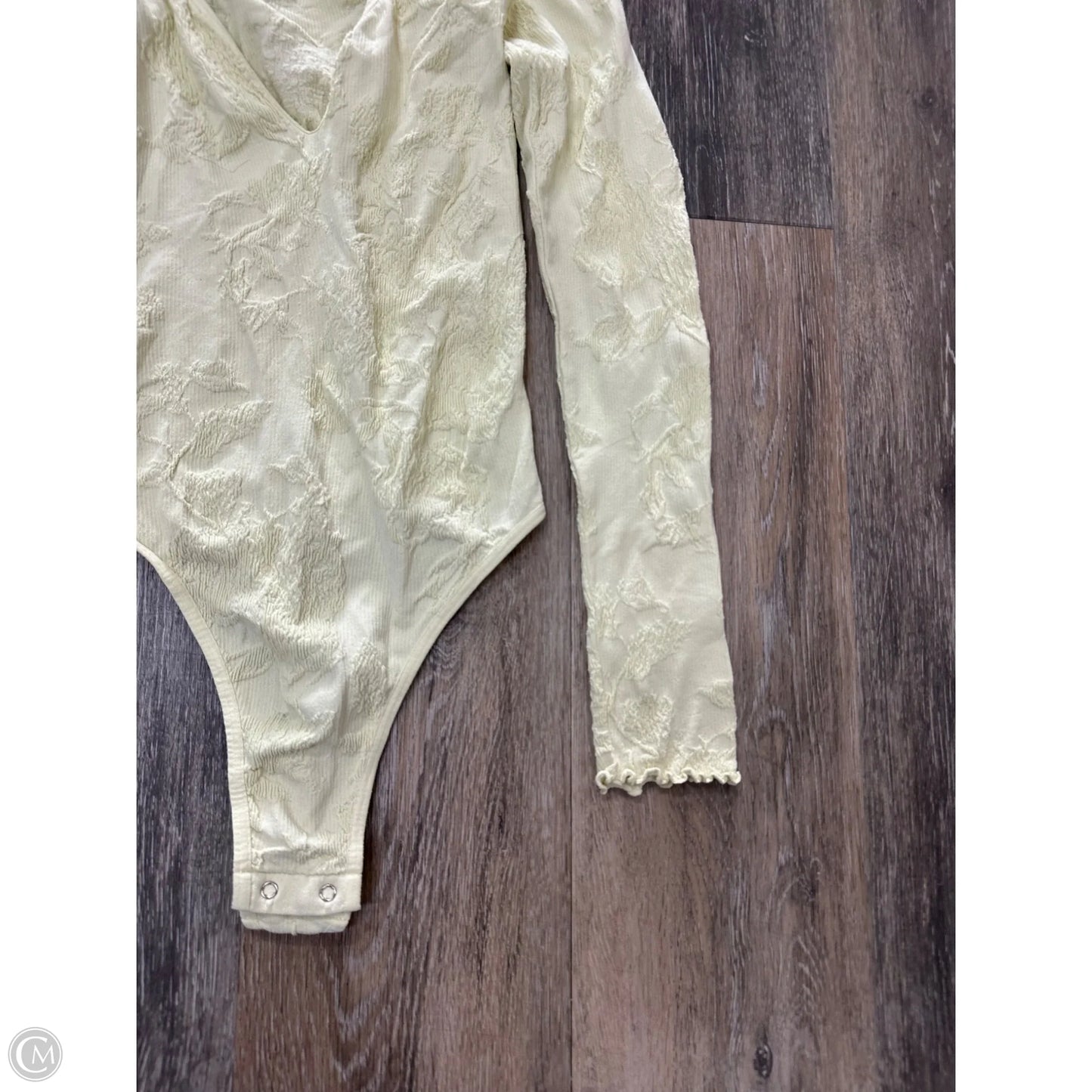 Bodysuit By Free People In Yellow, Size: Xs