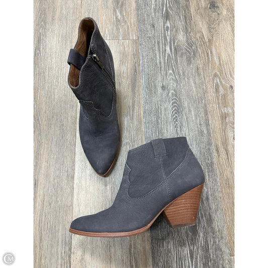 Boots Designer By Frye In Grey, Size: 8.5