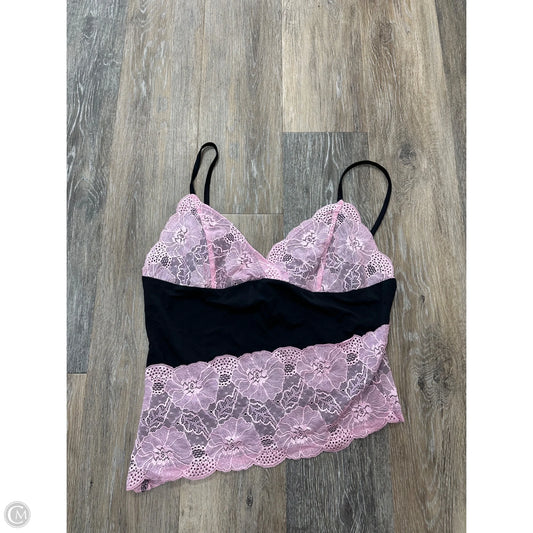 Tank Top By Princess Polly In Black & Pink, Size: 10