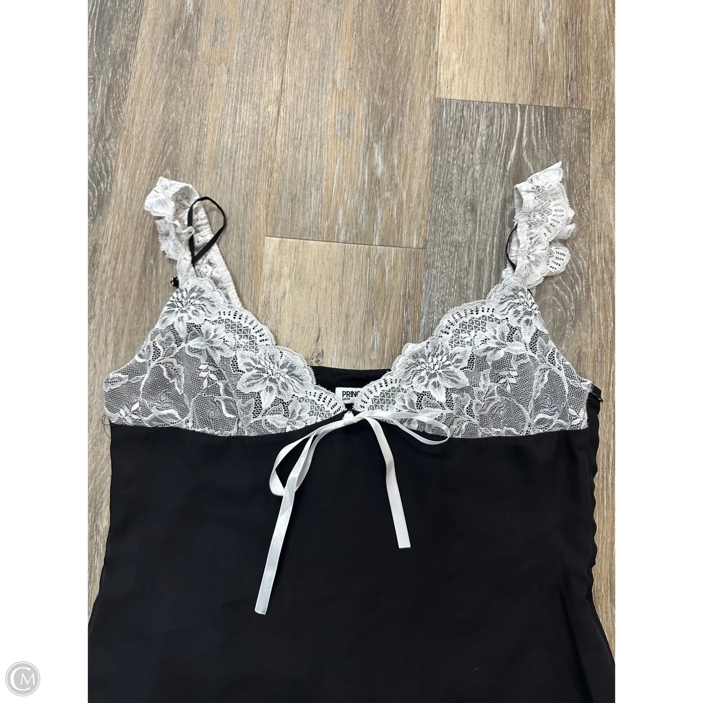 Tank Top By Princess Polly In Black & White, Size: 10