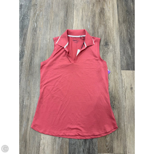 Athletic Tank Top By Walter Hagen In Coral, Size: S