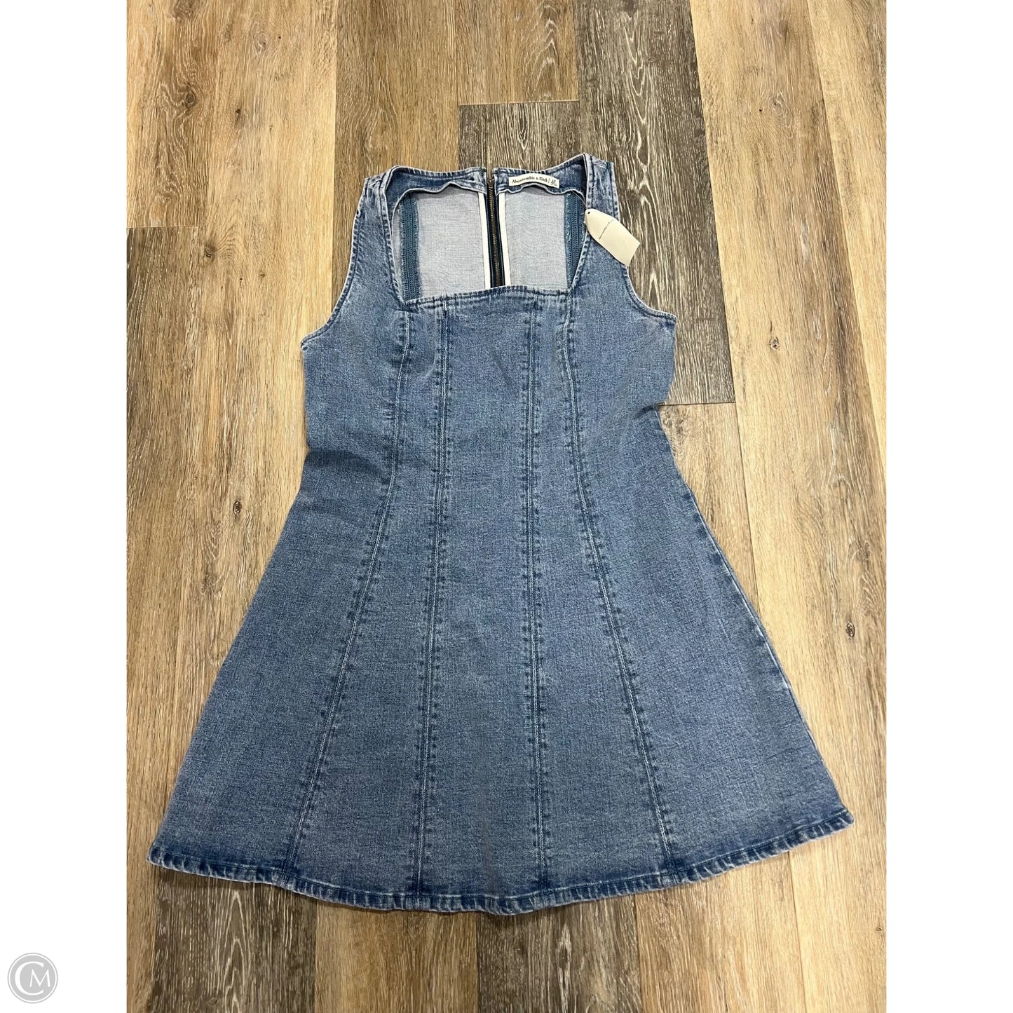 -Dress Casual Short By Abercrombie And Fitch In Blue Denim, Size: Lp