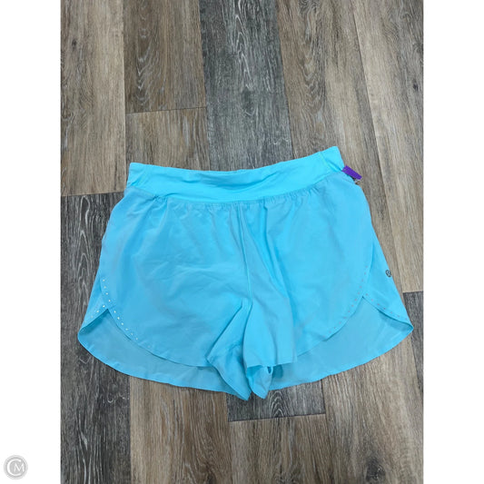 Athletic Shorts By Lululemon In Blue, Size: 8